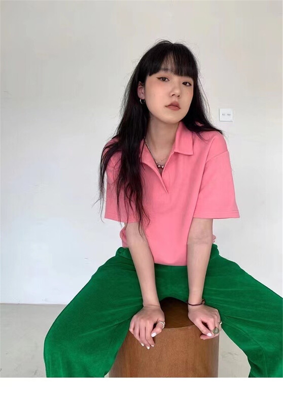 [M · young] Korean version simple and comfortable short sleeve T-shirt 8093\hjy