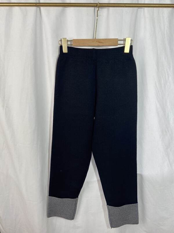 [Yi show shop] color blocking age reducing loose casual pants 1595\cl
