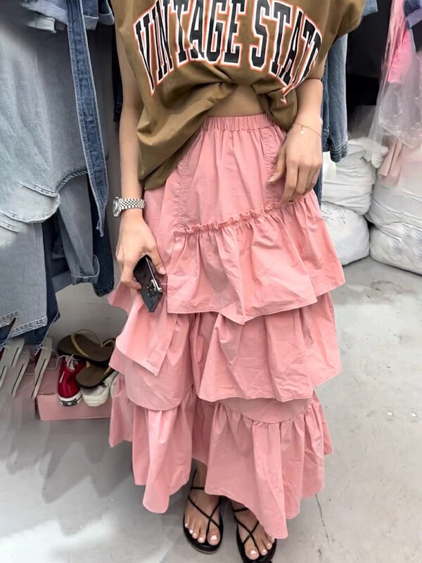 [meet] Korean version sweet and cute cake skirt 8829\wtt