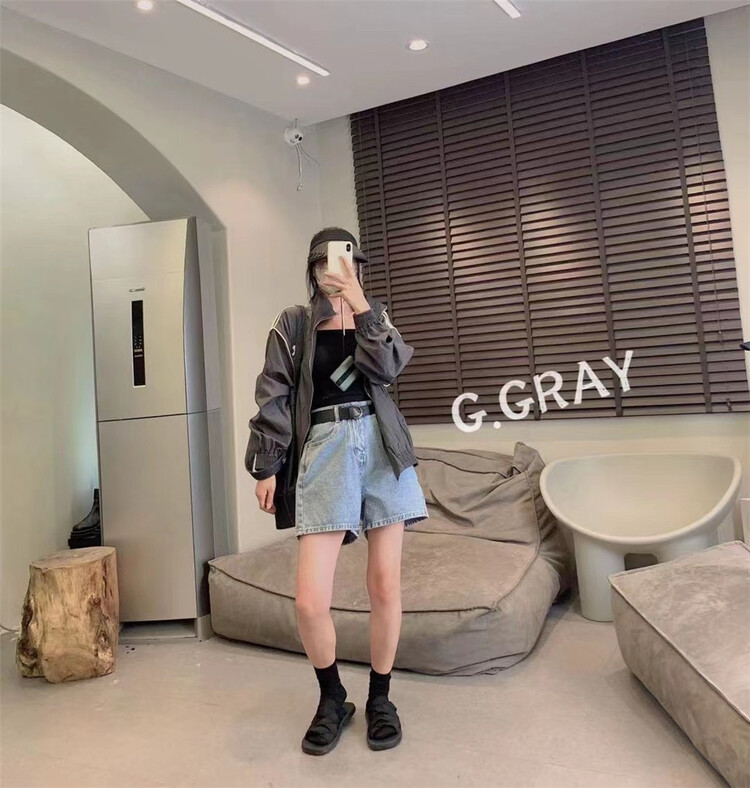 [g.gray] Korean color matching comfortable versatile short coat 30158\l
