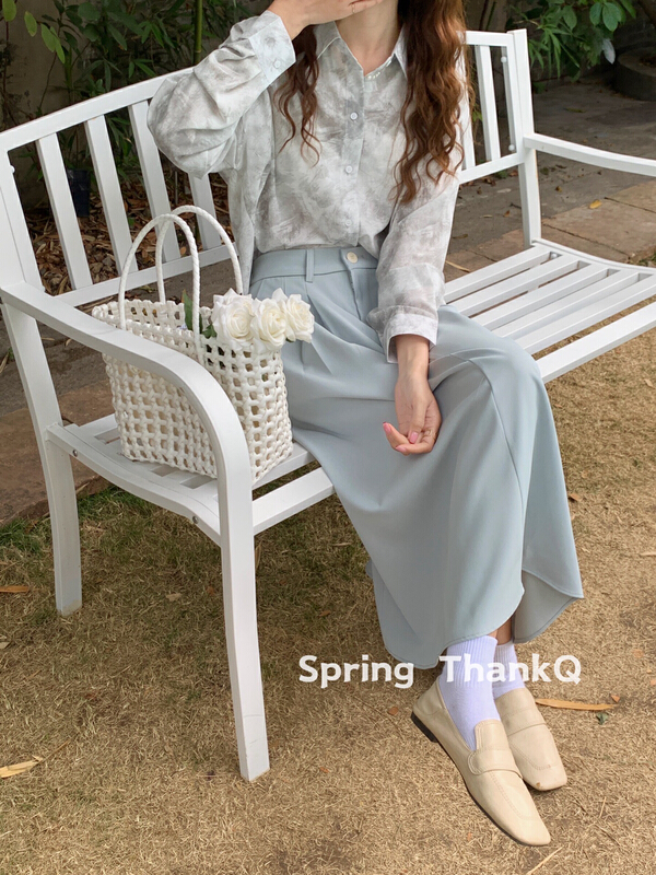 New year in early spring! [thankq] fashion Loose Fit Shirt 22008\zsy