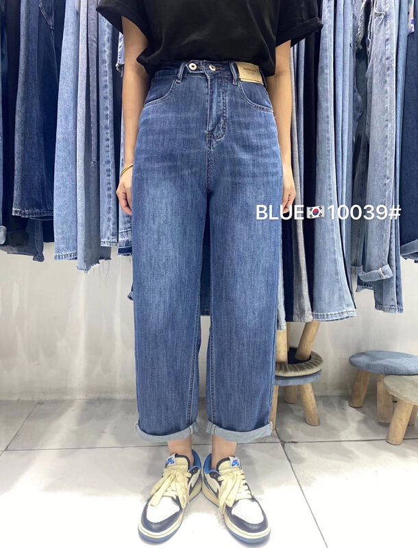 [blue] Vintage Port style loose fit jeans 10039\zjy