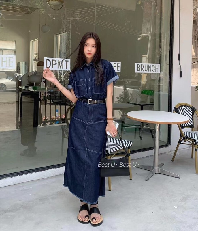 [best u] A-style denim skirt (only selling skirt) 55990\lsw