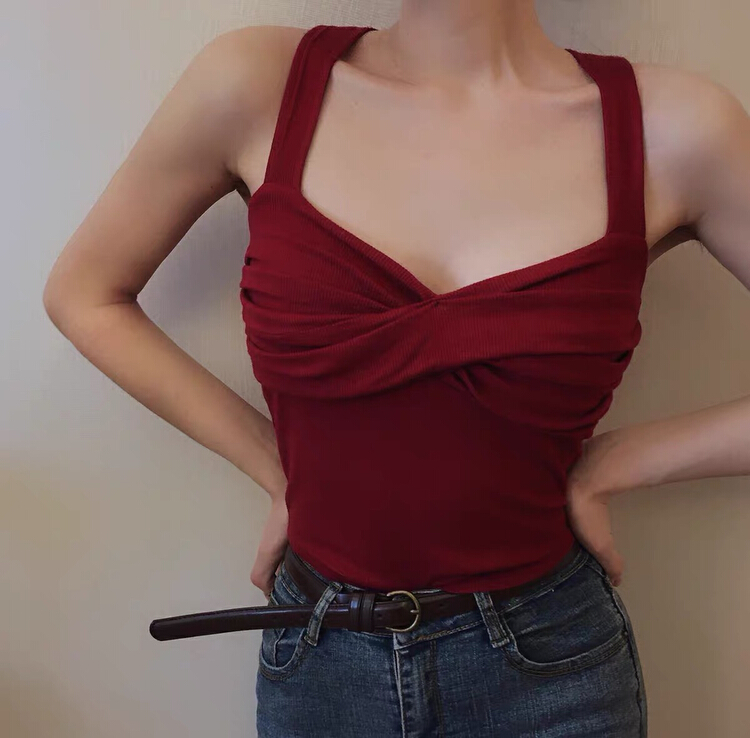 [f · P] sexy cross fashion vest / suspender q388-8\hbx