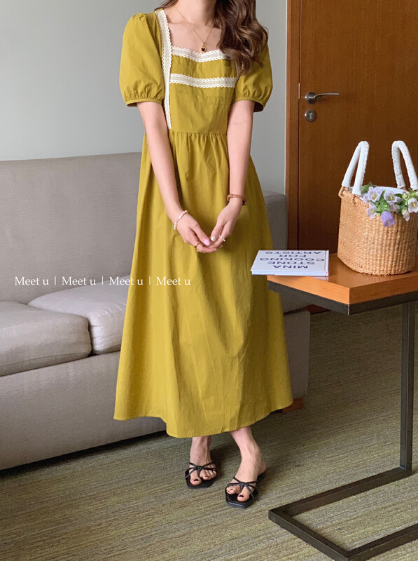 [meetu] lace temperament gentle dress 22312\hbx