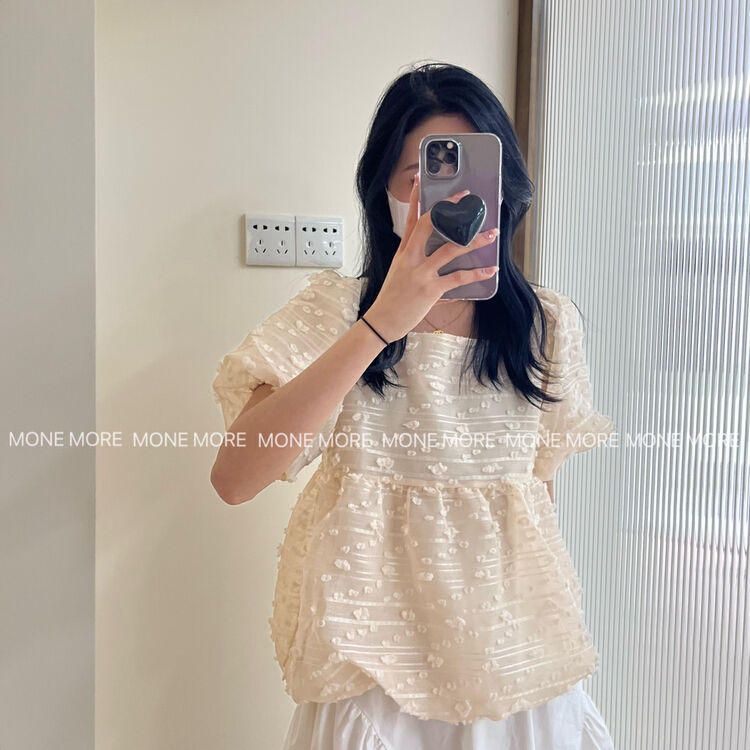 [mone more foam home] gentle Fengyun duo mesh shirt 8119\hbx