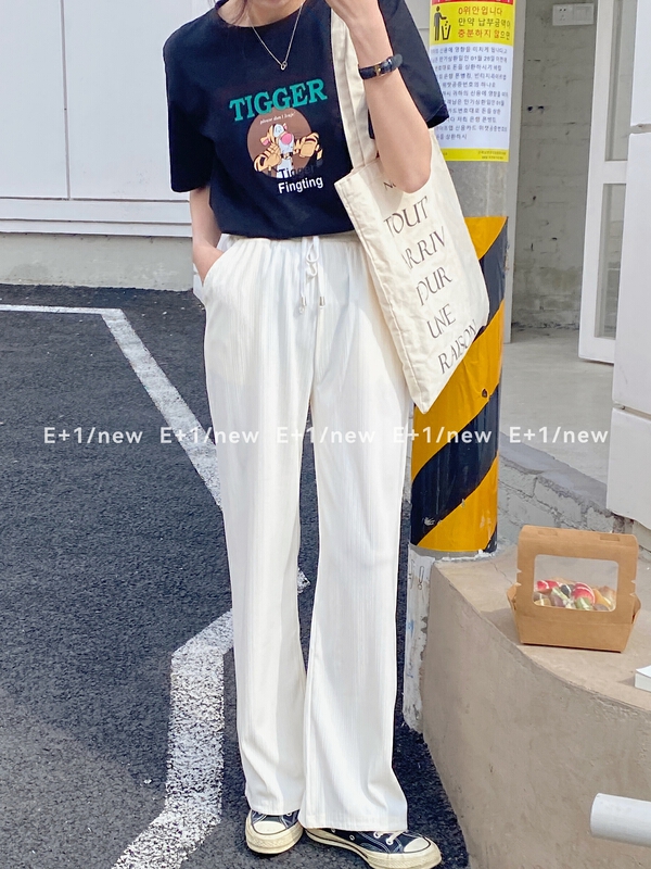 New year in early spring! [e+1] fashionable high waist slim sports casual pants 937\xyy