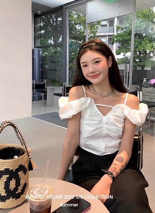 [Bella Bella] sleeveless Pullover short sleeve shirt 3007\wtt