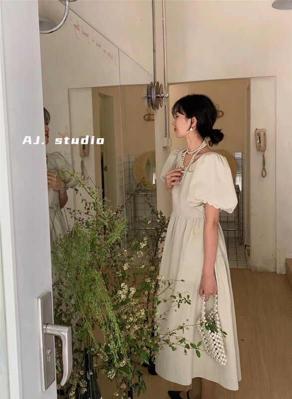 [aj.studio] lady Pleated Dress ys1-9219\ll