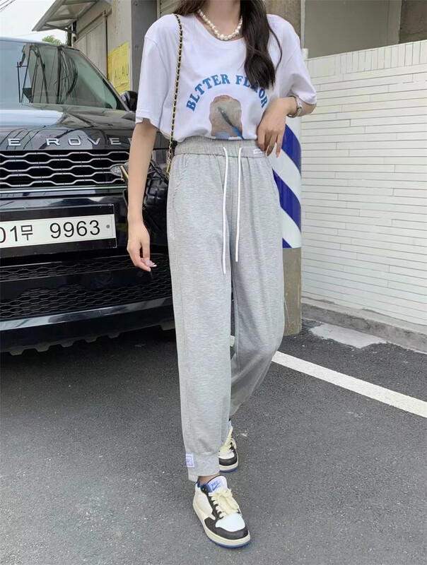 【.MS不二】鬆緊腰顯瘦時尚休閒褲  2257#  LSW