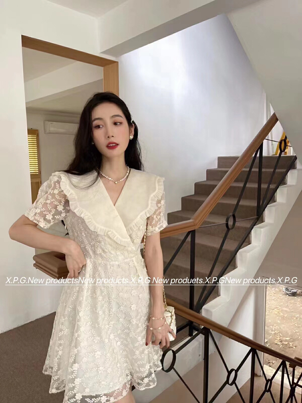 [x.p.g] slim and sweet dress (with waist rope) 21099\hjy