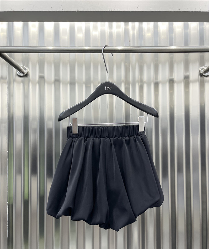 [ICC] Korean slim elastic waist flower bud casual shorts 8281\pcz