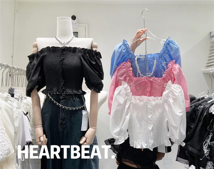 [hearteat] a small shirt with one shoulder and one waist (only selling small shirts) 593\zjy