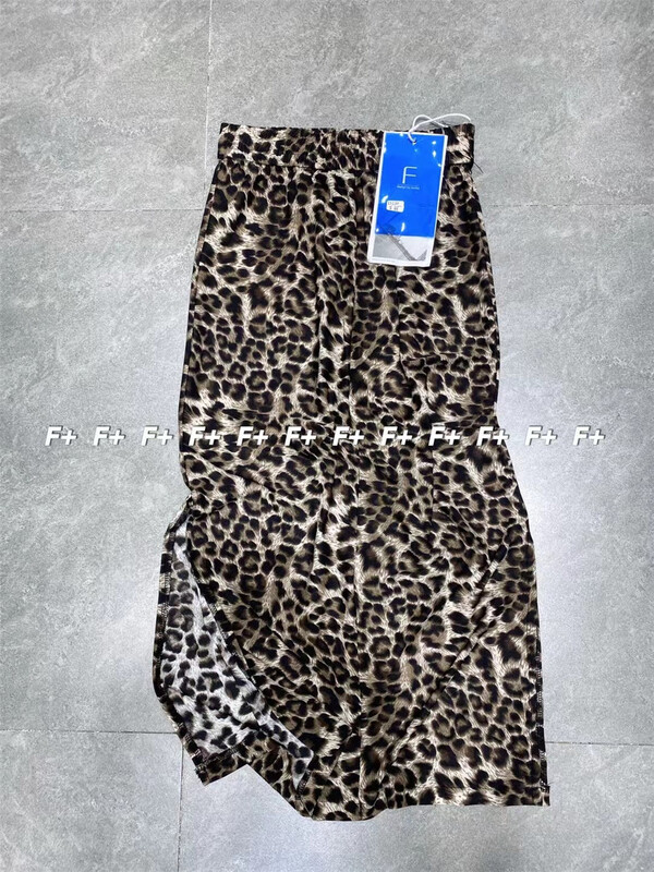【F】 Fashion personalized leopard print versatile skirt 1513\hbx