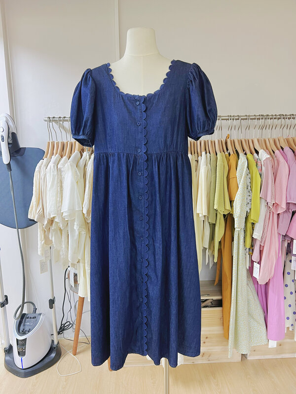 [seek peach] lady Pleated Dress 20023\ll