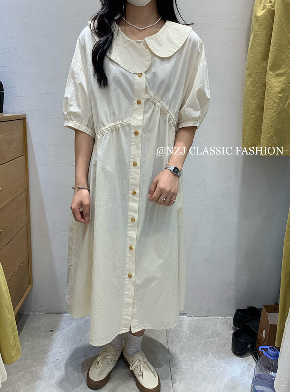 [NZJ] single breasted lady dress 830106\l