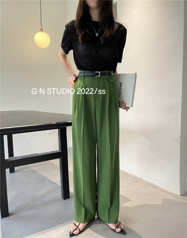 [g · n] Korean version simple straight pants 19050\hjy