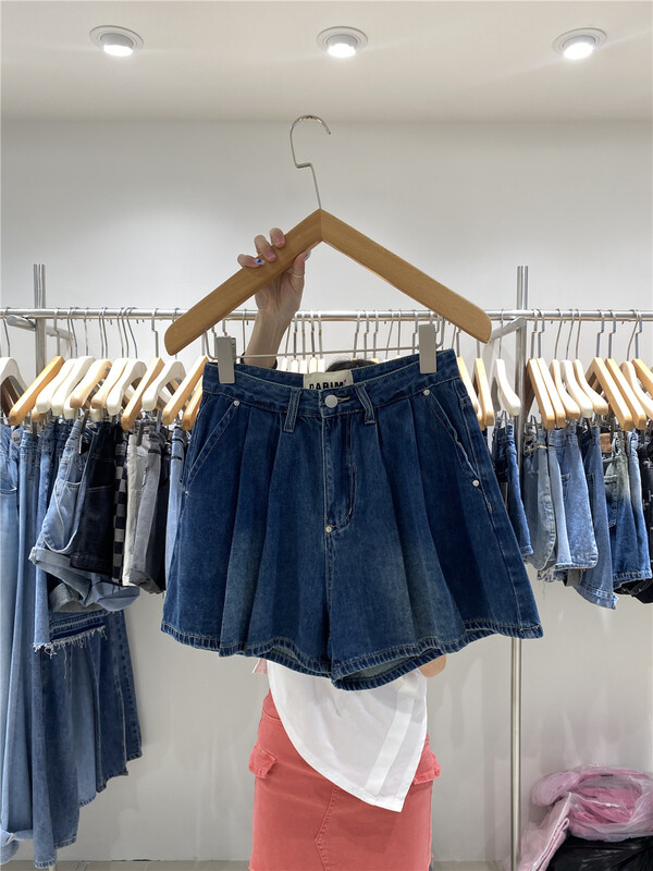 [o not 1] Korean loose and versatile denim shorts w759\lsw