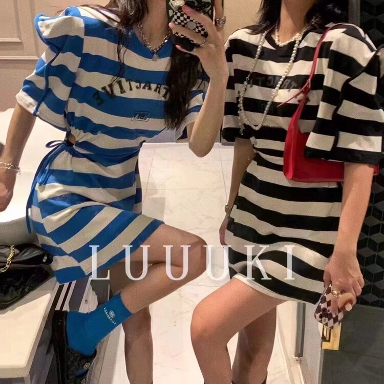 [c.c+] letter waist down slim dress 6031\wtt