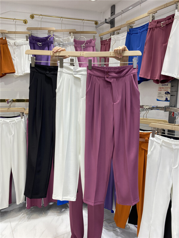 [chenru] commuter nine point trousers 2963\hjy