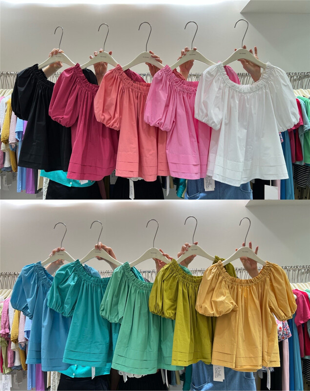 [feeding] Korean sweet shoulder style shirt 7882-d7\cls