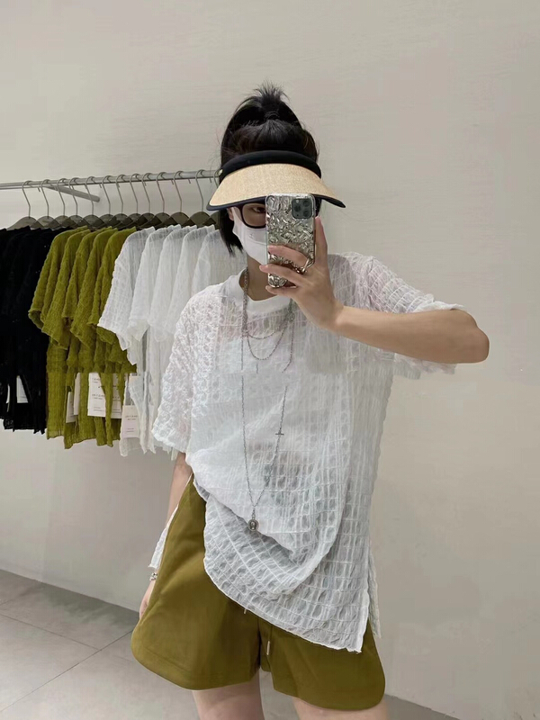 [Qixi] fashion casual versatile short sleeve T-shirt 8952\xyy