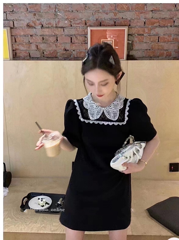 [Han C family] Korean version baby lace collar dress 8443\pcz