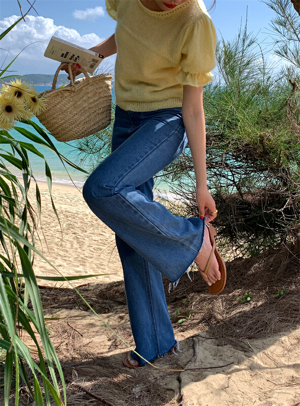 New year in early spring! [vivis type] Korean horn comfortable jeans ys1-3262\hjy
