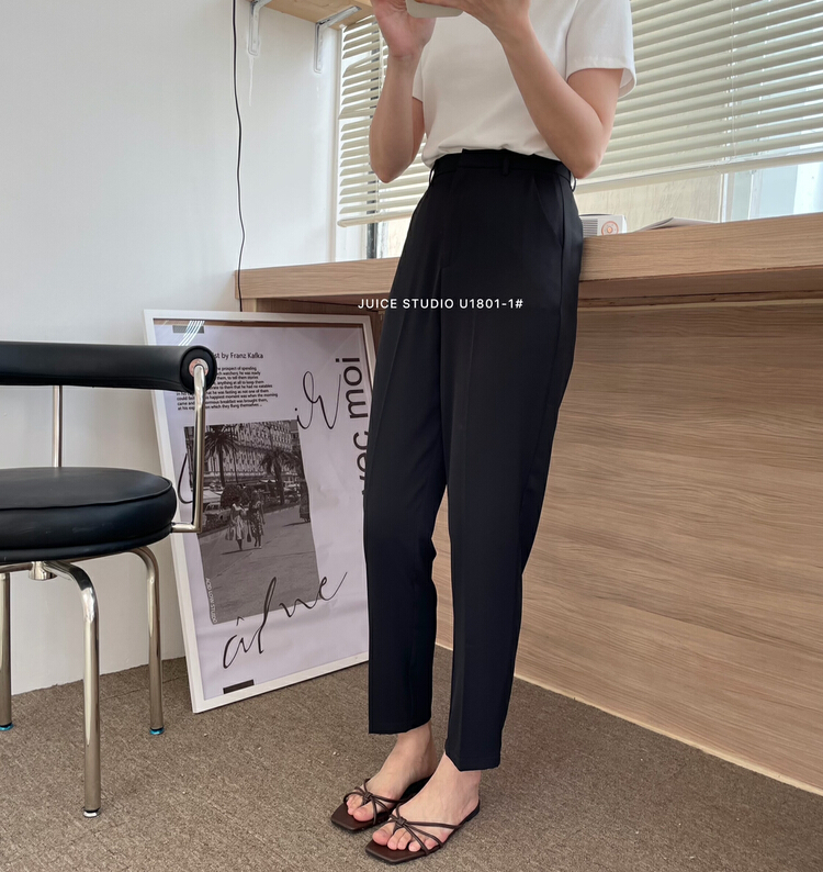 [juice] commuting simple trousers must be versatile u1801-1