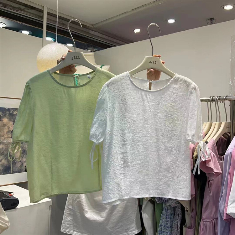 [gill] fashion clean simple and fresh shirt 6066\zjy