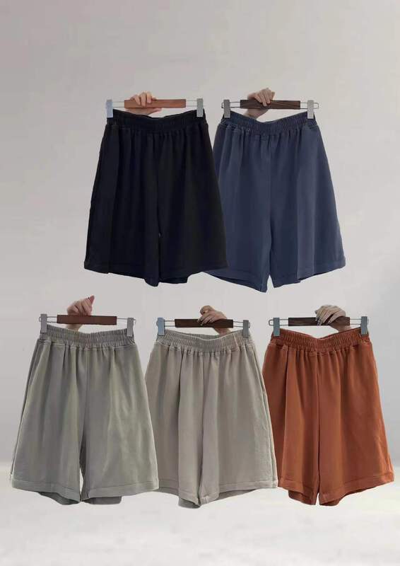 [see Sichuan in a few cloth] plain color simple and versatile casual shorts 822226\l