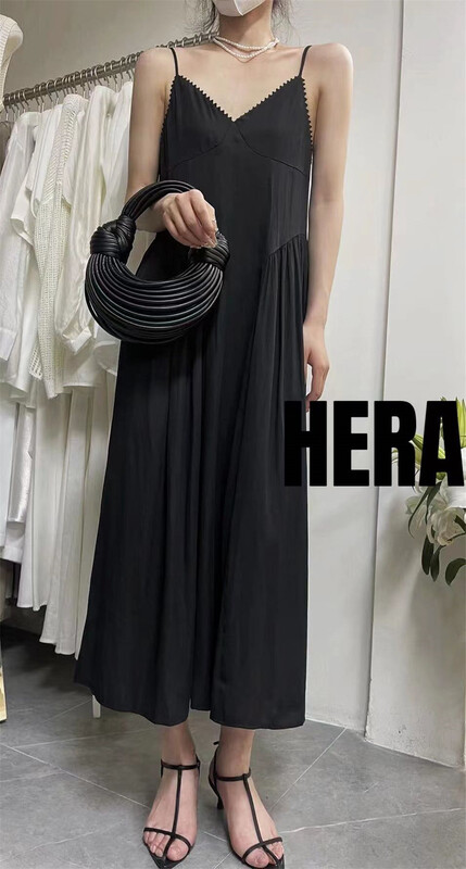 [Hera] sling simple and comfortable Pleated Dress 22173\l
