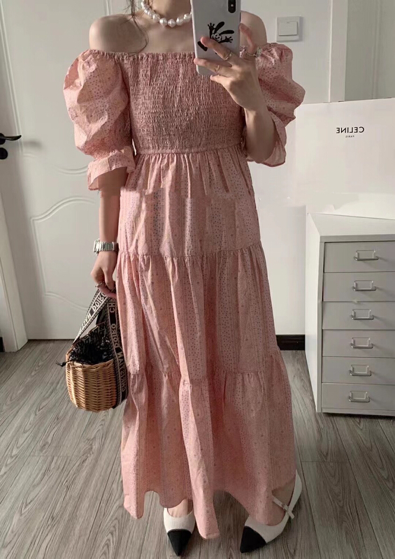 [MI] one shoulder Korean Ladies' floral dress 9752\pcz