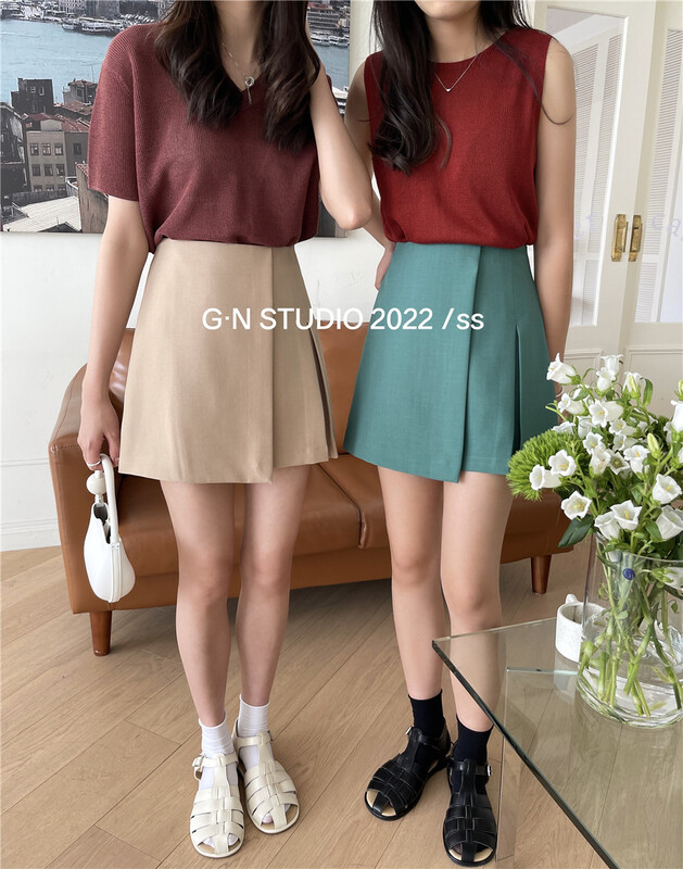 [g · n] Korean lady high waist skirt 13526\hjy