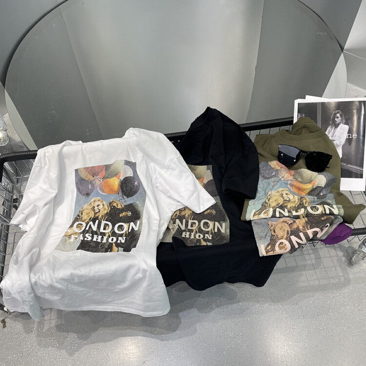 [bobo1972] T-shirts with holes and large plates and short sleeves are only sold for t229690