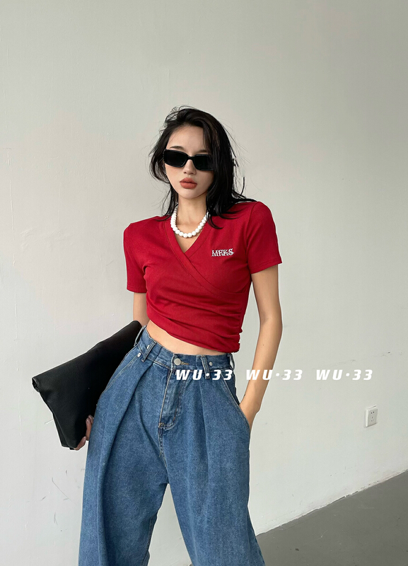 Main 8 colors! [wu.33] Korean solid color Pullover bottoming shirt 22357\wtt