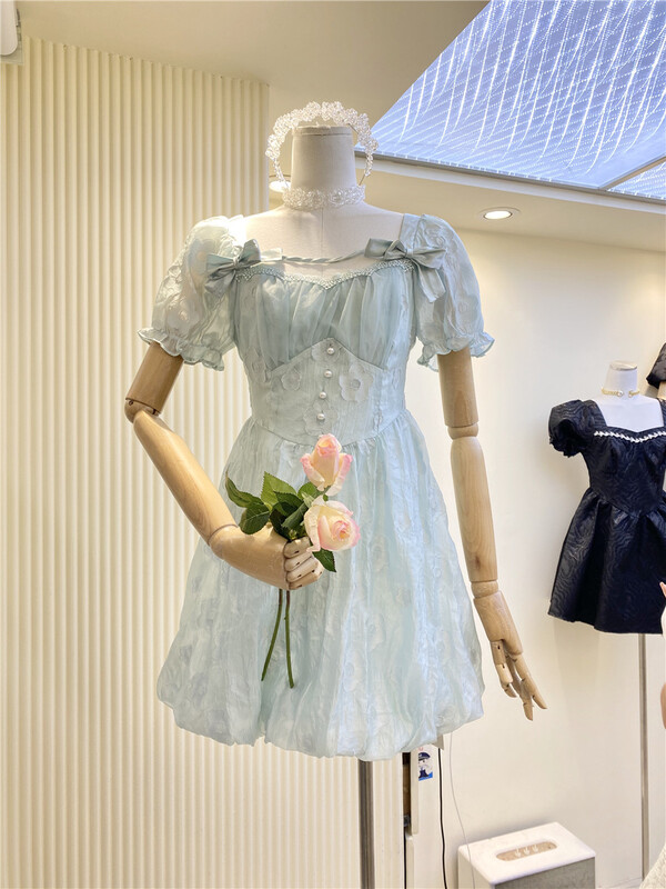 [AI Shang] temperament small woman high waist dress 98185\hjy