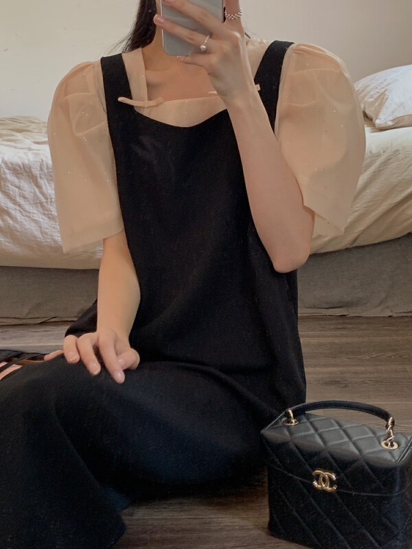 [new open] square neck slim shirt hy22839\zxx