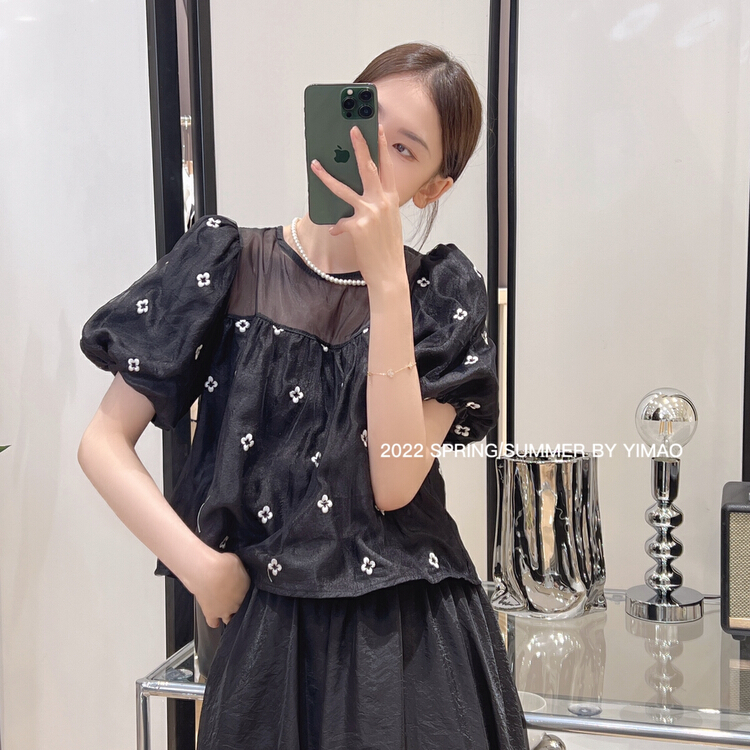 [Feimao (Yimao)] ladies' versatile shirt z-4030\lsl