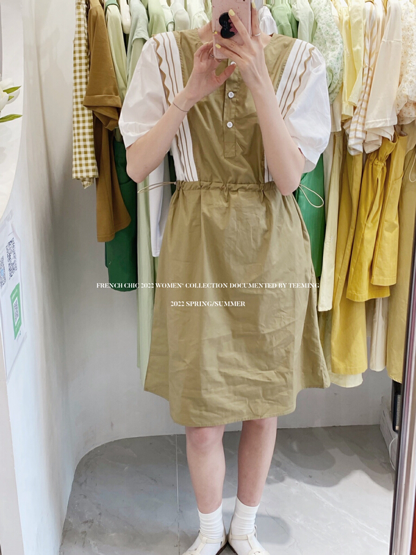 [teem ing] design two fake dresses 22t288\hjy