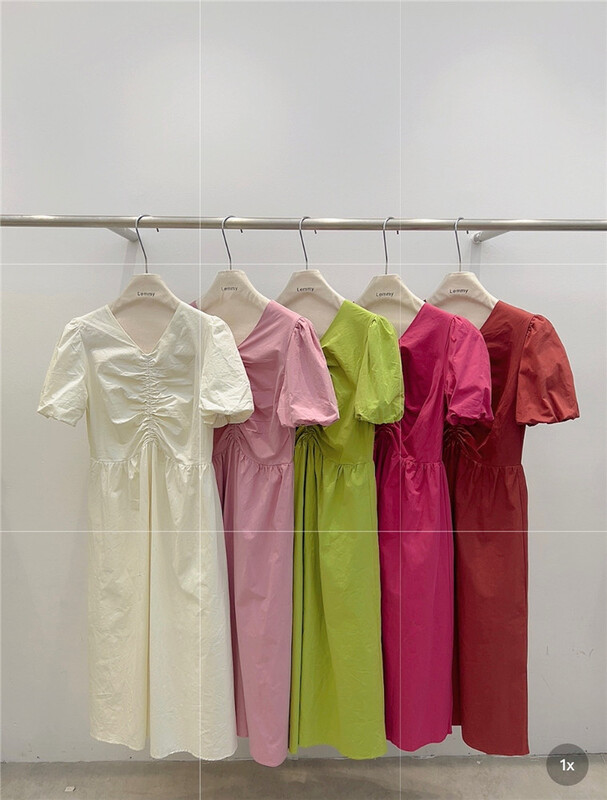 [Lemmy] V-neck gentle dress 8671\hbx
