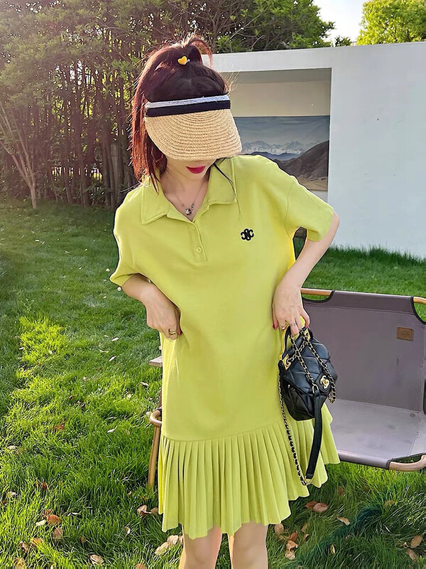 [Kiki studio] Korean casual embroidery short sleeve dress 6041\hjy