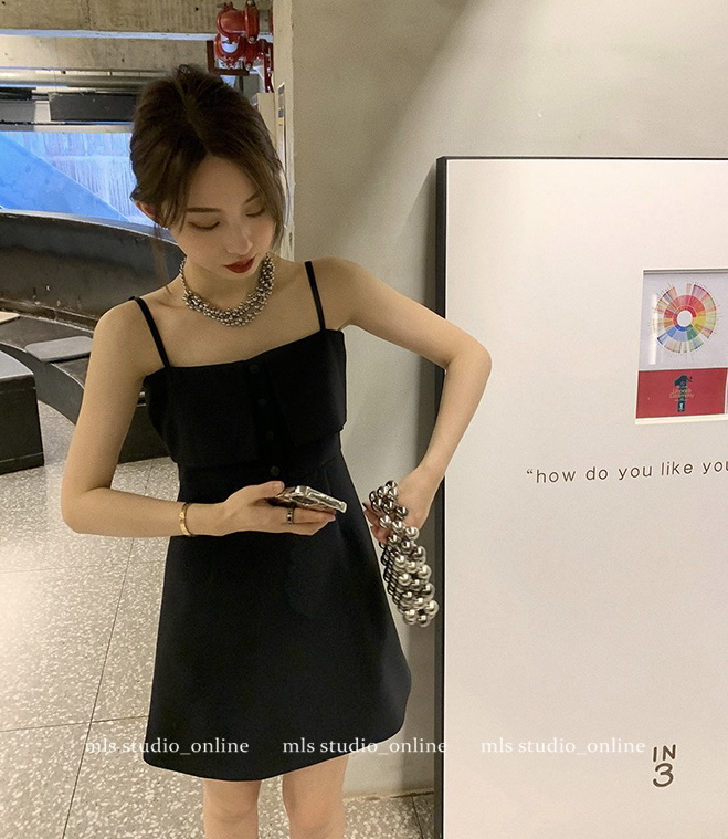 [y.jia EJA] sweet design suspender dress 6119