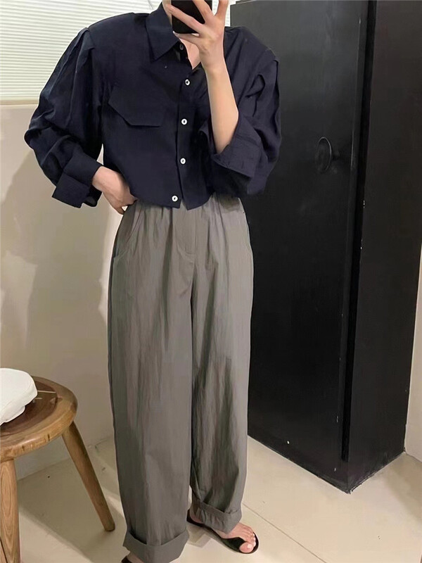 [OIT] Korean casual short shirt 9193\hbx