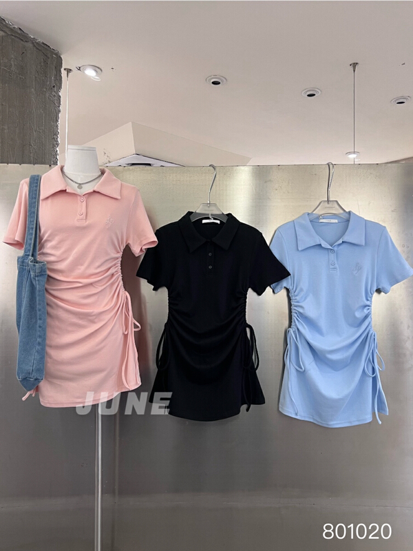 [June] pure Pleated Dress 801020\xyy
