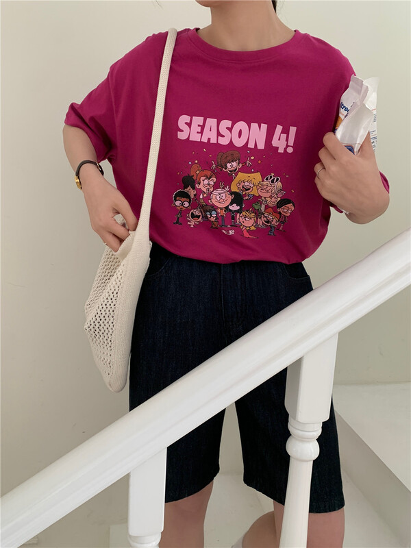 [feeding] Korean design Casual Short Sleeve T-shirt 7816-j7\cls
