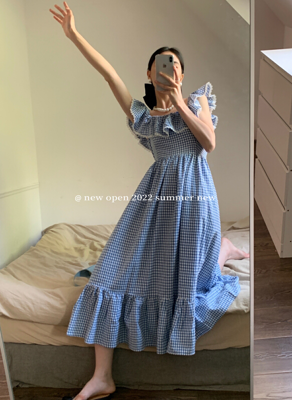 [new open] minority design Ruffle Dress cl22856\zxx