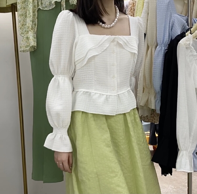New year in early spring! [SYL] Korean style versatile shirt 5086\l