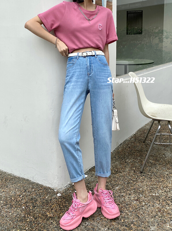 [star] breathable and comfortable casual Harlan jeans (with belt) hs1322\cls