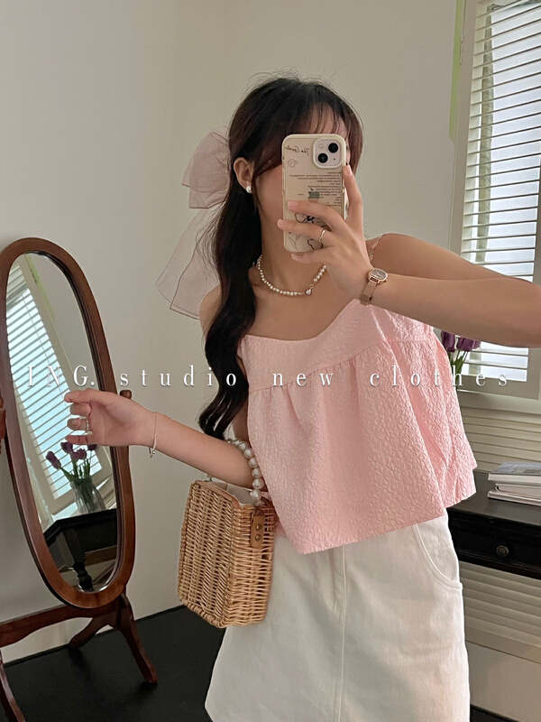 [ing] minority design embroidery process Decor sling sweet temperament versatile sling back 9085